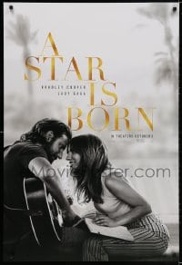 3r926 STAR IS BORN teaser DS 1sh 2018 Bradley Cooper stars and directs, romantic image w/Lady Gaga!
