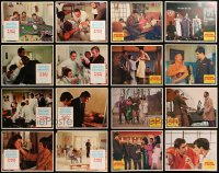 3s228 LOT OF 32 LOBBY CARDS 1960s-1970s complete sets from a variety of different movies!