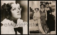 3s057 LOT OF 2 JOAN CRAWFORD RE-STRIKE 11X14 STILLS 1970s portraits of the beautiful actress!