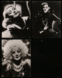 3s053 LOT OF 3 MARLENE DIETRICH RE-STRIKE 11X14 STILLS 1970s portraits of the beautiful actress!