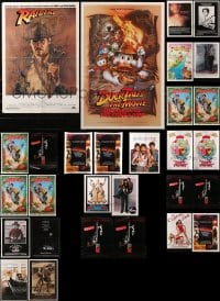 3s393 LOT OF 35 UNFOLDED AND FORMERLY FOLDED SPECIAL POSTERS 1980s a variety of movie images!