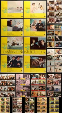 3s204 LOT OF 104 LOBBY CARDS 1960s-1980s complete sets from a variety of different movies!