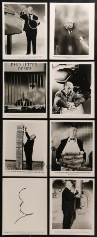 3s329 LOT OF 20 ALFRED HITCHCOCK 8X10 STILLS 1980s the legendary director shown in all of these!