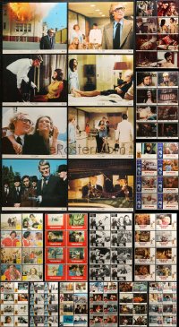 3s192 LOT OF 130 LOBBY CARDS 1970s-1980s mostly complete sets from a variety of different movies!