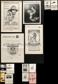 3s263 LOT OF 14 UNCUT PRESSBOOKS 1960s-1980s advertising a variety of different movies!
