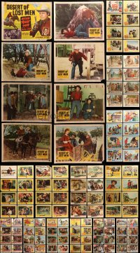 3s198 LOT OF 120 COWBOY WESTERN LOBBY CARDS 1940s-1950s complete sets from different movies!
