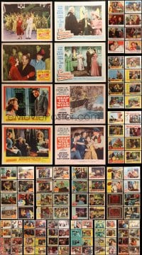 3s178 LOT OF 180 LOBBY CARDS 1950s incomplete sets from a variety of different movies!