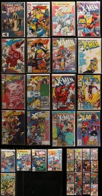 3s071 LOT OF 37 X-MEN AND X-FORCE COMIC BOOKS 1980s-1990s Marvel Comics, great stories!