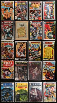 3s077 LOT OF 20 MOVIE-RELATED COMIC BOOKS 1970s-1990s Three Stooges, Robocop, 2001 & more!