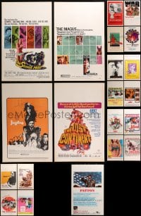 3s013 LOT OF 21 WINDOW CARDS 1960s great images from a variety of different movies!