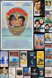 3s252 LOT OF 58 FOLDED ONE-SHEETS AND MISCELLANEOUS POSTERS 1960s-1990s a variety of movie images!