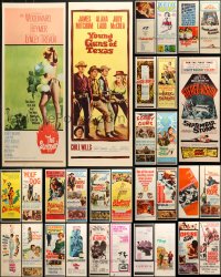 3s384 LOT OF 33 UNFOLDED INSERTS 1960s great images from a variety of different movies!