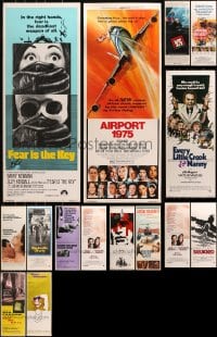 3s385 LOT OF 15 UNFOLDED INSERTS 1960s-1970s great images from a variety of different movies!