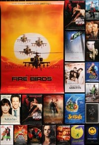 3s472 LOT OF 24 UNFOLDED DOUBLE-SIDED MOSTLY 27X40 ONE-SHEETS 1990s-2000s cool movie images!