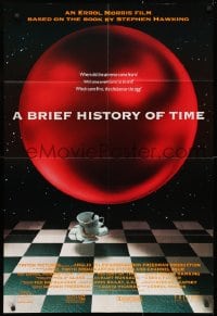 3t116 BRIEF HISTORY OF TIME 1sh 1992 based on the book by Steven Hawking, cool image!