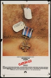 3t144 CATCH 22 1sh 1970 directed by Mike Nichols, based on the novel by Joseph Heller!