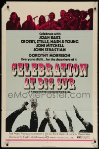 3t146 CELEBRATION AT BIG SUR 1sh 1971 celebrate with Joan Baez, Crosby, Stills, Nash & Young!