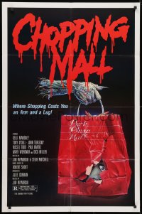 3t156 CHOPPING MALL 1sh 1986 Jim Wynorski directed, shopping will never be the same, Killbots!