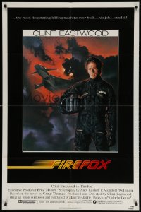 3t293 FIREFOX 1sh 1982 cool C.D. de Mar art of the flying killing machine & Clint Eastwood!