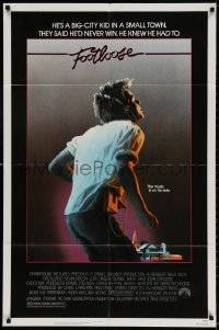 3t304 FOOTLOOSE 1sh 1984 competitive dancer Kevin Bacon has the music on his side!