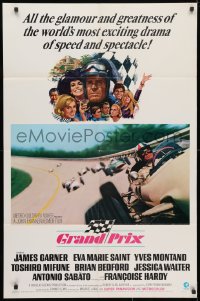 3t339 GRAND PRIX 1sh 1967 Formula One race car driver James Garner, artwork by Howard Terpning!