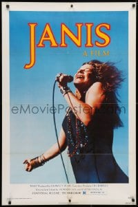 3t453 JANIS 1sh 1975 great image of Joplin singing into microphone by Jim Marshall, rock & roll!