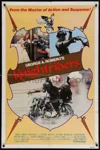 3t484 KNIGHTRIDERS int'l 1sh 1981 George A. Romero, Ed Harris, medieval motorcycle jousting!