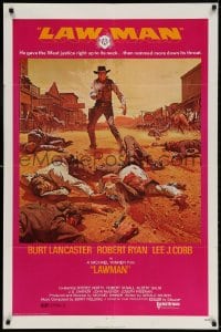 3t503 LAWMAN 1sh 1971 Burt Lancaster, Robert Ryan, Lee J. Cobb, directed by Michael Winner!
