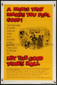 3t507 LET THE GOOD TIMES ROLL style D 1sh 1973 Chuck Berry, Bill Haley & real '50s rockers!