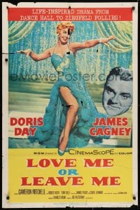 3t530 LOVE ME OR LEAVE ME 1sh 1955 full-length sexy Doris Day as Ruth Etting, James Cagney!