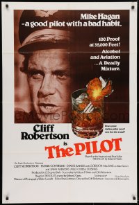 3t657 PILOT int'l 1sh 1980 Cliff Robertson is a good pilot with a bad habit!