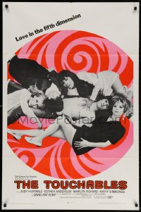 3t897 TOUCHABLES 1sh 1968 Judy Huxtable in five-way love, psychedelic love in the fifth dimension!