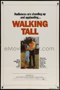 3t944 WALKING TALL style C 1sh 1973 cool image of Joe Don Baker as Buford Pusser, classic!