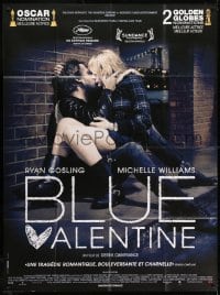 3w512 BLUE VALENTINE French 1p 2010 very sexy image of Michelle Williams & Ryan Gosling, a love story!