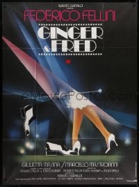 3w650 GINGER & FRED French 1p 1986 directed by Federico Fellini, dancing art by Jouineau Bourduge!