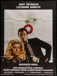 3w702 HUSTLE French 1p 1976 Robert Aldrich, Burt Reynolds & sexy Catherine Deneuve by target!