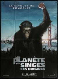 3w887 RISE OF THE PLANET OF THE APES teaser French 1p 2011 prequel to the 1968 sci-fi classic!