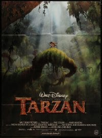 3w933 TARZAN French 1p 1999 Walt Disney jungle cartoon, from Edgar Rice Burroughs story!