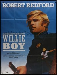 3w934 TELL THEM WILLIE BOY IS HERE French 1p R1976 Robert Redford, Ross, completely different!