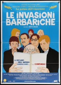 3w222 BARBARIAN INVASIONS Italian 1p 2003 a comedy about all things that invade our lives!