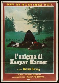 3w351 MYSTERY OF KASPAR HAUSER Italian 1p 1980 directed by Werner Herzog, different image!