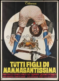 3w143 ITALIAN GRAFFITI Italian 2p 1973 Italian spoof comedy about the Roaring '20s, wacky art!