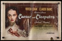 3w024 CAESAR & CLEOPATRA pressbook 1946 Egyptian Vivien Leigh, Claude Rains, George Bernard Shaw