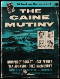 3w025 CAINE MUTINY pressbook 1954 Humphrey Bogart, Jose Ferrer, Van Johnson, MacMurray!