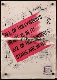 3w045 HOLLYWOOD CANTEEN pressbook 1944 Delmer Daves Warner Bros. all-star musical, very rare!
