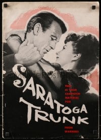 3w075 SARATOGA TRUNK pressbook 1945 Gary Cooper & Ingrid Bergman, written by Edna Ferber!