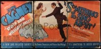3w077 SOMETHING TO SING ABOUT pressbook 1937 great color images of song & dance man James Cagney!