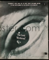 3w055 LOST WEEKEND pressbook 1945 alcoholic Ray Milland, Jane Wyman, directed by Billy Wilder!