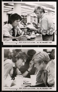 3x213 ALL THE PRESIDENT'S MEN 24 8x10 stills 1976 Hoffman & Redford as Woodward & Bernstein!