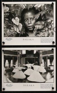 3x700 BARAKA 5 8x10 stills 1992 70mm moving picture postcard, Ron Fricke photo documentary!